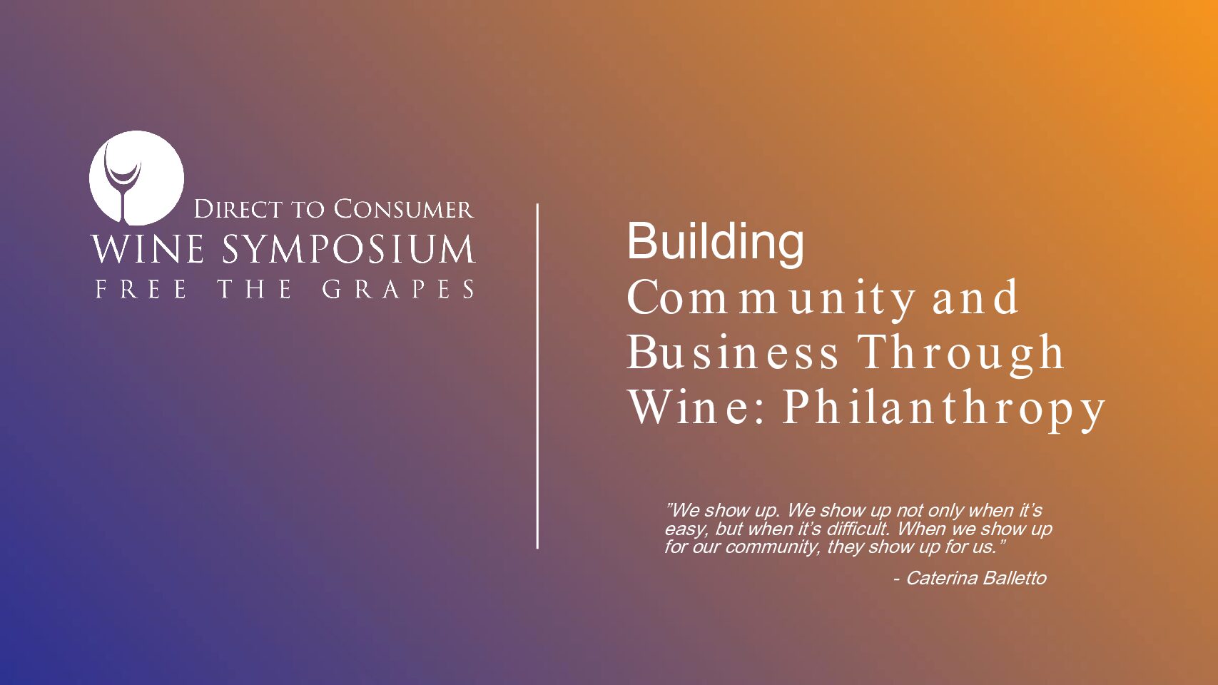 4: Building Community and Business through wine