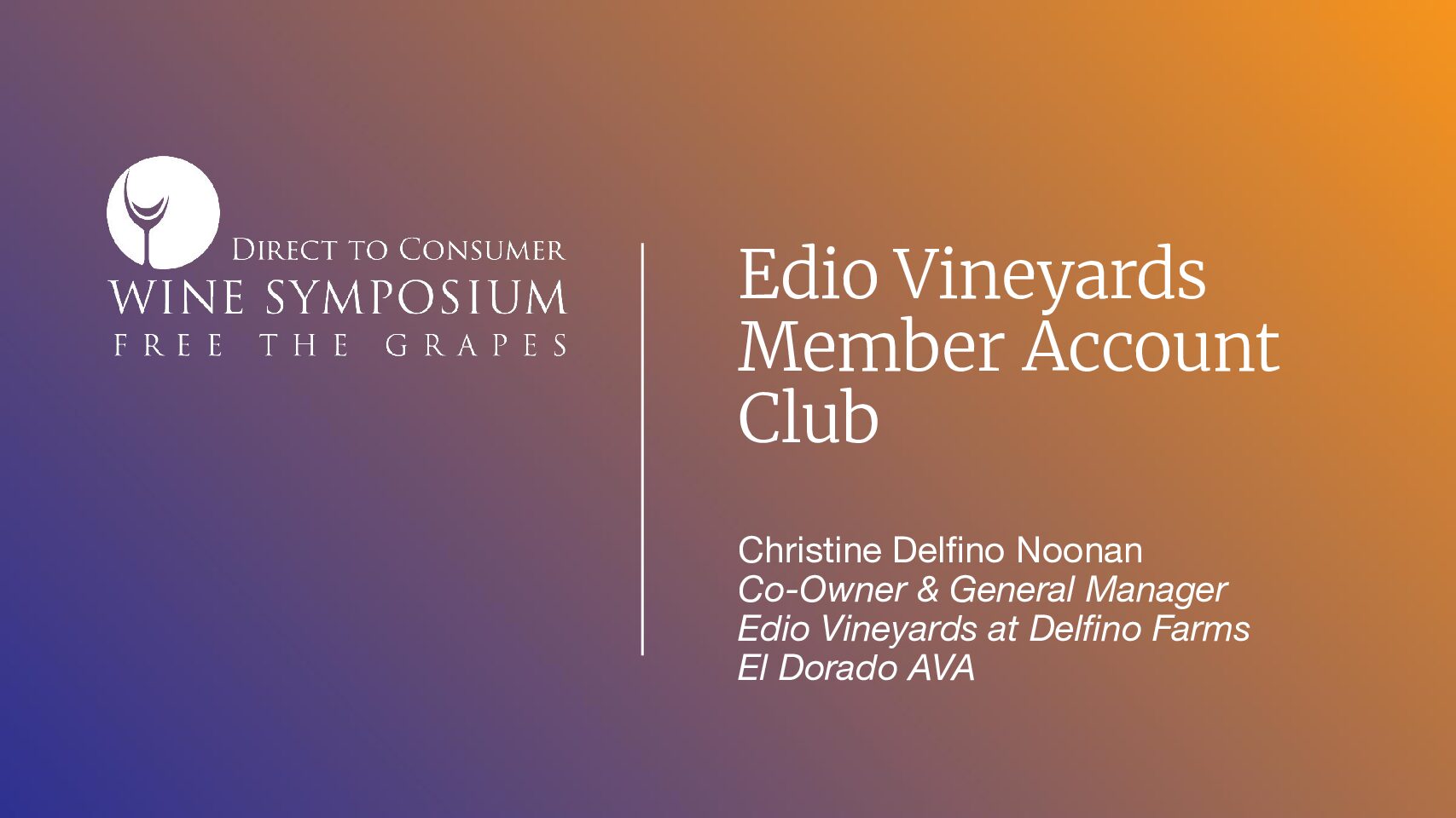 5: Edio Vineyards Member Account Club
