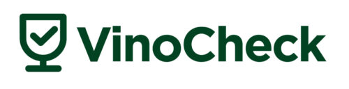 VinoCheck logo with a wine glass and a checkmark next to the word VinoCheck in green text.